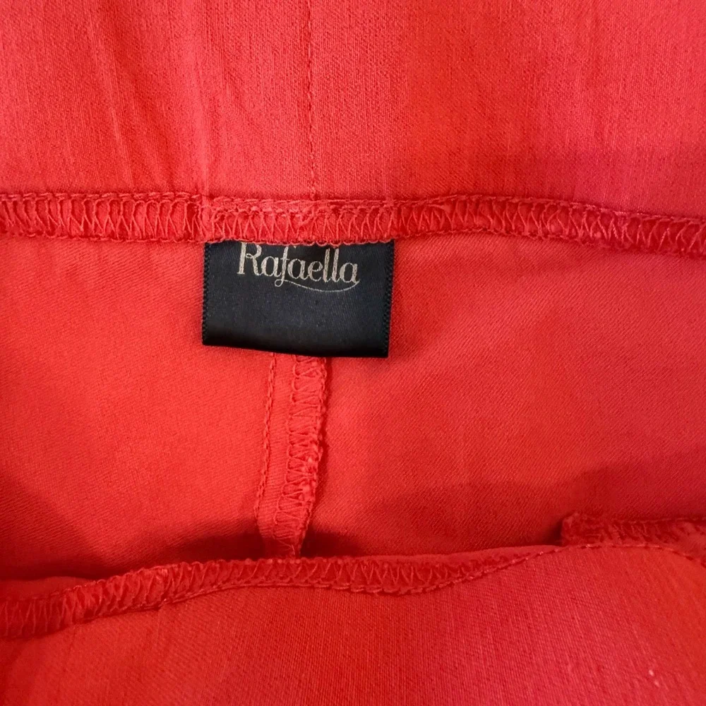 Rafaella‎ Bermuda Shorts Women 16 Dark Salmon Stretch Casual Lightweight - Picture 8 of 8